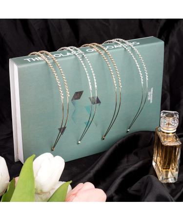 ANCIRS Rhinestones Double Row Headbands - 4 Pack Crystal Hair Hoop Bands for Women/Girls (2 Gold & 2 Silver) - Buy Online on GoSupps.com