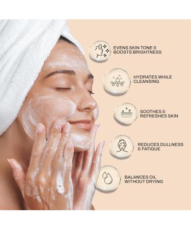 Ashpveda Natural Radiant Kashmiri Saffron and Neem Ayurvedic Herbal Face Wash for Daily Skin Exfoliation and Brightening | Face Cleanser Chemical Free Face Wash (100 ml) - Buy Online on GoSupps.com