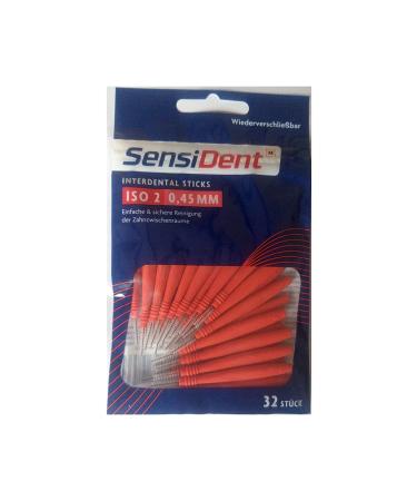 SensiDent Interdental Sticks ISO 2 conical fine 2-3 mm 32 pieces