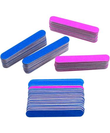 Nail Files 180/240 Grit Disposable Nail File Set 100 PC Double Sided Emery Boards for Nails Styling Tools for Home and Salon Professional Use - Buy Online on GoSupps.com