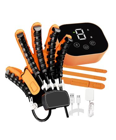 Rehabilitation Robot Gloves Mobility Finger Training Equipment Stroke Hand Therapy Equipment for Hemiplegia Patient Hand Injury Patient Aids Trainer right hand XX-Large