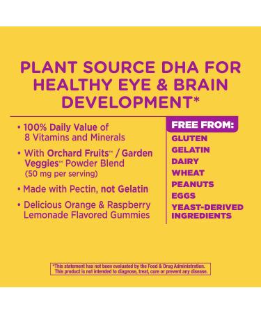 Nature's Way Alive! Prenatal Multi-Vitamin Gummies with Plant DHA - Strawberry Lemon Flavor, 90 Count - Buy Online on GoSupps.com