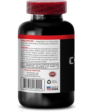 Extra Virgin Coconut Oil Softgels 3000mg - Weight Loss & Memory Support Supplement - 60 Gels - Buy Online on GoSupps.com
