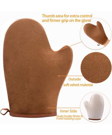 STEUGO Self Tanning Mitt Applicator | Sunless Tanner Glove with Thumb | Ultra Soft Self Tan Mitt for Flawless Application - Buy Online on GoSupps.com