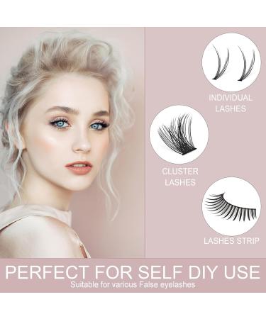 Premium Lash Bond and Seal (10ML) - Clear Cluster & Individual Eyelash Glue | Long Lasting Waterproof & Strong Hold for DIY Lash Extensions | 48-72 Hour Endurance - Buy Online on GoSupps.com