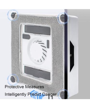 emobwdy Robot Glass Cleaner Window Cleaner Robot Double Water Spray Remote Control Deep Cleaning Intelligent Edge Detection System 3 Cleaning Modes For Windows Tiles Bathrooms White - Buy Online on GoSupps.com