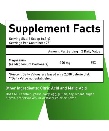 Outback Naturals Koala Calm Magnesium Citrate Powder Supplement - Stress Relief, Better Sleep, Metabolism - 12 oz - Buy Online on GoSupps.com