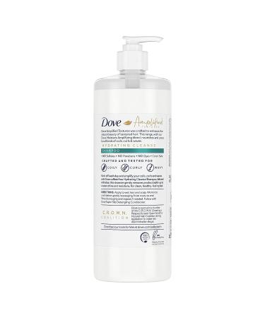 Dove Amplified Textures Sulfate-Free Moisturizing Shampoo 32.3 Fl Oz - Hydrating Cleanse for Coils, Curls, and Waves - Buy Online on GoSupps.com