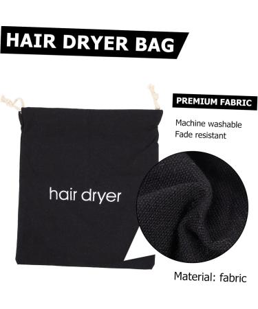 Baluue 5pcs Hair Dryer Storage Bag Cordless Hair Dryer Canvas Travel Bag Hairdryers Blow Dryer Pouch Fabric 33x30cmx5pcs Blackx5pcs - Buy Online on GoSupps.com