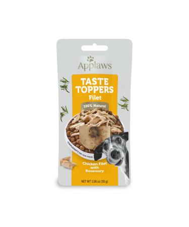Applaws Taste Toppers Natural Wet Dog Treat Filet Chicken Filet with Rosemary