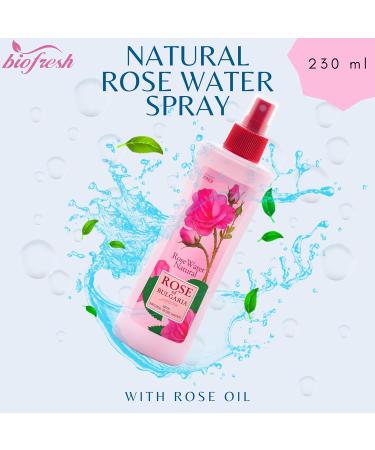 Biofresh Rose de Bulgaria - Natural rose water - 230 ml - Buy Online on GoSupps.com