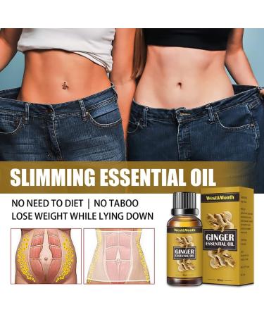 Belly Drainage Ginger Oil - Slimming Massage Oil for Effective Belly Detox | International Shipping Available - Buy Online on GoSupps.com