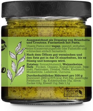  Senger's Sengers Oregano Premium Pesto Vegan Wheat Paste 100% Superfood from Austria 100g - Buy Online on GoSupps.com