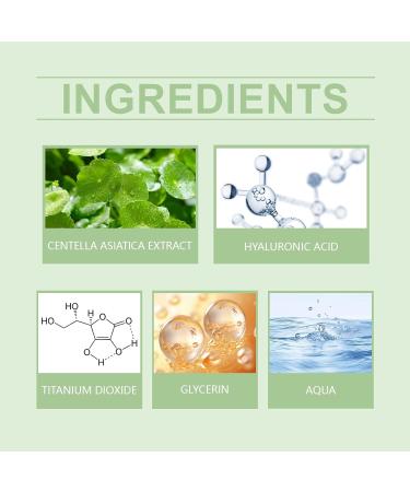 Centella CC Cream for Natural Coverage Hydrating Lightweight Formula Evens Skin Tone Moisturizing Brightening Base Makeup for Smooth Nude Look - Buy Online on GoSupps.com