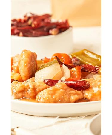 Organic Jinda Dried Chili Peppers 4 Oz - Spicy Flavor for Tom Yum, Pad Thai, Mexican, European, and Asian Recipes - Mild Hot - Buy Online on GoSupps.com