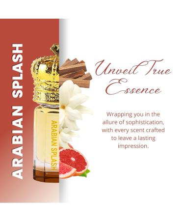 ARABIAN PERFUMES & OILS ARABIAN SPLASH Perfume Oil - Alcohol Free with Fruity Floral Musky Fragrance Oil for Men and Women 0.10 Fl. Oz. - Buy Online on GoSupps.com