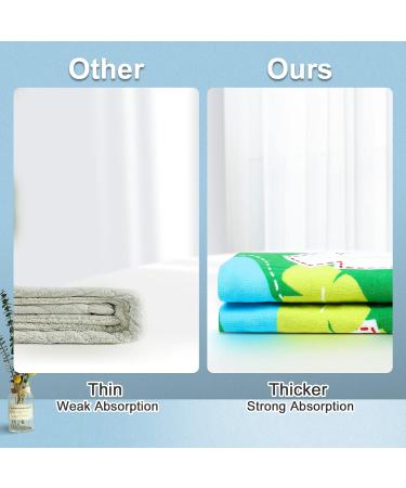 Buy Flyish Direct Kids 100% Cotton Badeponcho | Hooded Beach Towel for Boys & Girls | 70x60cm Children's Bath Towel - Buy Online on GoSupps.com