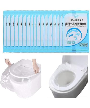 100PCS Biodegradable Disposable Plastic Toilet Seat Cover