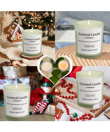 Soy Aromatherapy Candle Set - Lavender Freesia Scented Candles | 2 Pack Glass Jar Candles for Home Relaxation | 80 Hour Burn Time | Stress Relief Gift for Women | 10.6 OZ - Buy Online on GoSupps.com
