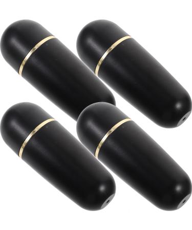 SAFIGLE Lot de 4 Boules Absorbantes d'Huile Visage en Pierre Volcanique Naturelle Mini Taille Surface Lisse pour Peau Grasse et Soins du Visage Quotidien