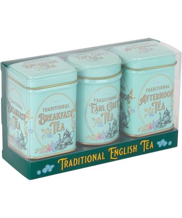 New English Teas Vintage Victorian Tea Tins - Loose-leaf Tea 3 Count | Exquisite Gift Set - Buy Online on GoSupps.com