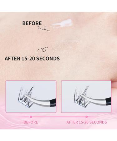 Eyelash Glue Waterproof Lash Glue Fast Drying False Eyelash Glue cluster lash Latex Free Eyelash Adhesive manga eyelash glue Super Strong Hold CHRONTIER (glue only) - Buy Online on GoSupps.com