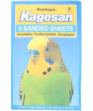 AB Tools 36 Sanded Sheets Sandpaper for Cage Lining Budgies - 25x40cm - Buy Online on GoSupps.com