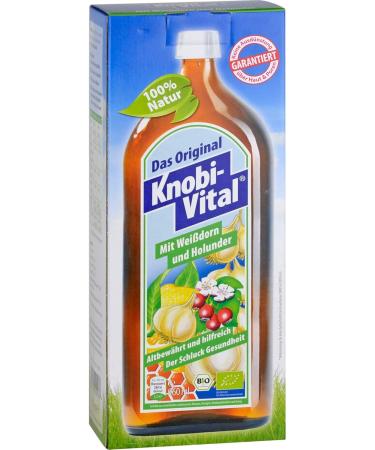 Buy Knobivital with Hawthorn & Elder 960 ml - Premium Herbal Tonic for Immune Support | Fast International Shipping - Buy Online on GoSupps.com