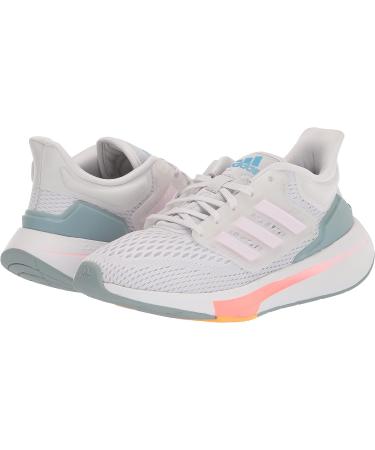 adidas Women's Eq21 Running Shoe - Size 7 - Dash Grey/Almost Pink/Acid Red - Buy Online on GoSupps.com