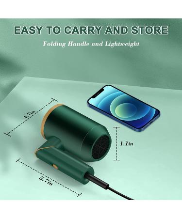 Pahetawa 1800W Travel Hair Dryer with Ionic Technology - Fast Drying & Compact - Reduce Frizz - Lightweight & Low Noise - Green - Buy Online on GoSupps.com