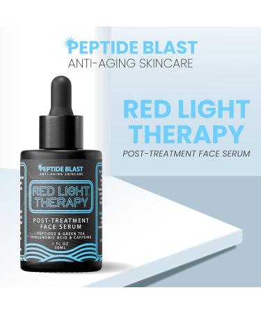 Red Light Therapy Post-Treatment Serum by Peptide Blast Amplifies & Extends Results with Marine Extract Sodium Polyglutamate & Hyaluronic Acid 1 fl oz - Buy Online on GoSupps.com