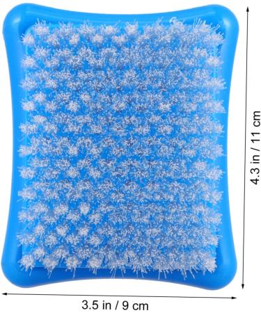 Gleavi 1 Piece Wool Pile Cleaning Brush - Versatile Hand Sewing & Carpet Brush Dust & Shoe Brush in Blue - Perfect Embroidery Needle Pad Supplies - Buy Online on GoSupps.com