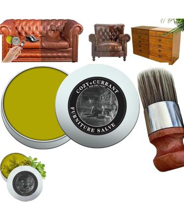 Leather And Furniture Repair Salve Leather Salve With Boar Bristle Brush Protect Care Your Leather Pieces And Wood Furniture Leather Salve Furniture Salve(1pc)