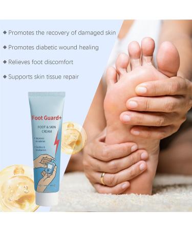 Women Foot Cream 48g Natural Moisturizing Lotion | Callus Remover Gel for Dry Cracked Heels Plant Nails Hands Knees Tired Women Athletes Beauty - Buy Online on GoSupps.com