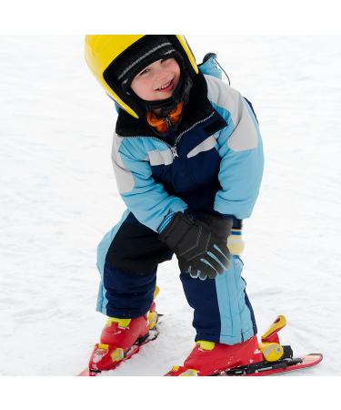 Newcotte Kids Long Cuff Waterproof Winter Gloves - 3 Pairs | Windproof & Warm Mittens for Boys Girls Aged 6-10 - Buy Online on GoSupps.com