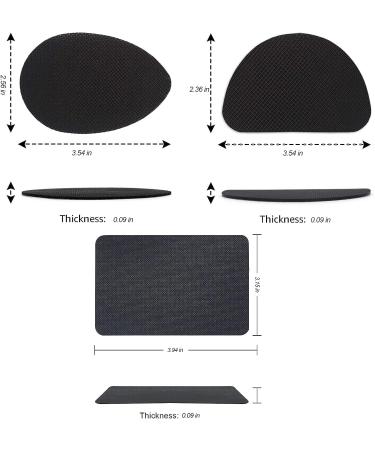 Nozomi Heel Repair Kit - Adhesive Anti Slip Shoe Pads - Noise Reduction - Black Heel Repair Kit - Buy Online on GoSupps.com