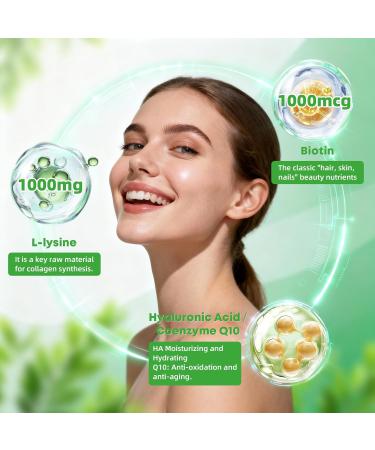 BIYODE L-Lysine Gummies with 1000mg: Lip & Skin Wellness with Vitamin C Zinc CoQ10 Hyaluronic Acid Sugar-Free Vegan Pectin Non-GMO Natural Watermelon Flavor 60 Gummies 30-Day Supply - Buy Online on GoSupps.com