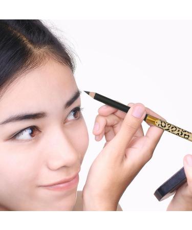 G n rique 2 pi ces Crayon Sourcils L opard Double Embout avec Brosse Crayon Noir Naturel pour Maquillage Sourcils Compact et Facile Transporter - Buy Online on GoSupps.com