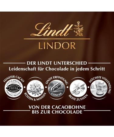 Lindt Lindor Chocolate Hearts - 500g Dark Chocolate Praline Gift | 35 Delicately Melting Treats | Perfect for Any Occasion - Buy Online on GoSupps.com