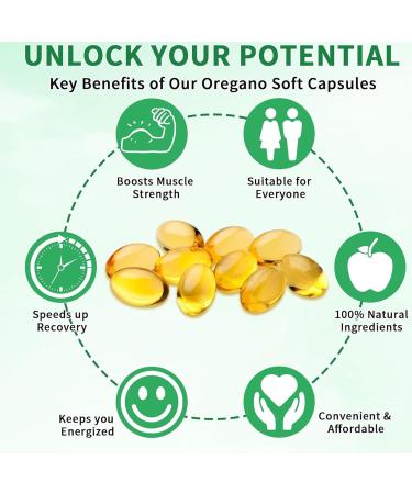 EILTEAU Oil of Oregano with Black Seed Oil 6000mg Oregano Oil Capsules Non-GMO Gluten Free Antioxidant & Immune Support - 3rd Party Lab Test GMP Certification (1) - Buy Online on GoSupps.com