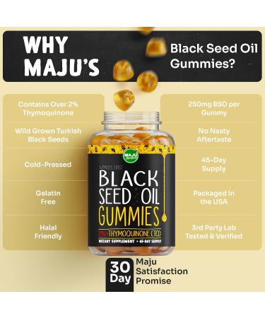 Maju Superfoods Organic Lion's Mane Capsules and Black Seed Oil Gummies Bundle - Buy Online on GoSupps.com