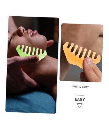 Frcolor 3-Stage Schabewamm | 8 Teeth Facial Massage & Body Scraper - International Shipping Available - Buy Online on GoSupps.com