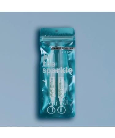 Sparkle Booster Gel Refill - Peroxide Free Teeth Whitening Gel (2 x 5ml) | Sensitive Teeth | 10-15 Days Treatment | Made in UK - Buy Online on GoSupps.com
