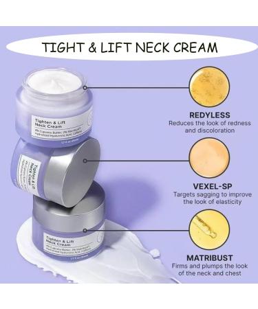 2024 New Pure Tighten & Lift Neck Cream Tighten and Lift Neck Cream Go Neck Firming Creams for Tightening and Firming (3.4 Ounces) 3.4 Ounces - Buy Online on GoSupps.com