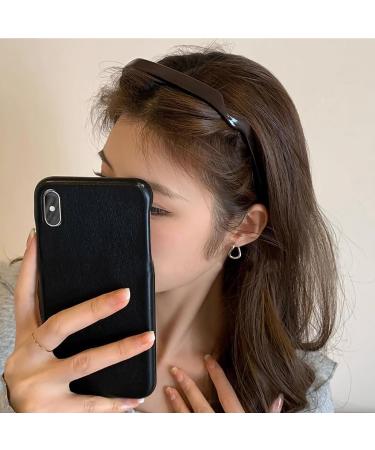 Qufiiry Curly Hair Headbands 2 Pcs Sunglasses Headband Brown Square Headband Unisex Hairstyle Fixing Tool for Curly Thick Hair 1 count (Pack of 2) - Buy Online on GoSupps.com