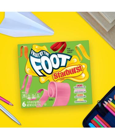 Fruit by the Foot Fruit Flavored - Starburst - Assorted Flavours - 6 Rolls per box. - Buy Online on GoSupps.com