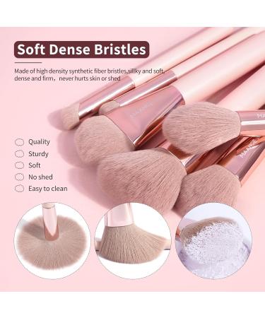 MAANGE Makeup Brushes Premium Synthetic Makeup Brush Set Make up Brushes for Foundation Concealers Powder Eyeshadow Synthetic Bristles 10 Piece Set - Buy Online on GoSupps.com