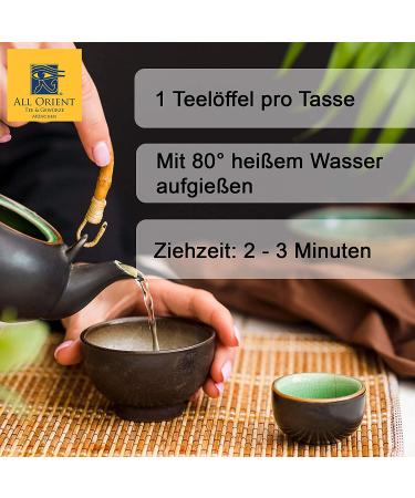 Buy All Orient Bio Sencha 1000g - Premium Loose Green Tea from Zhejiang China | Natural Flavor Without Additives - Buy Online on GoSupps.com