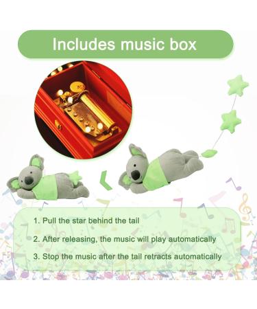 EAQ Baby Soft Toy - Koala Stuffed Plush Toy for Newborns | Musical Toy for Baby Girls | Shower Gift for Newborn Boys (Green2) - Buy Online on GoSupps.com