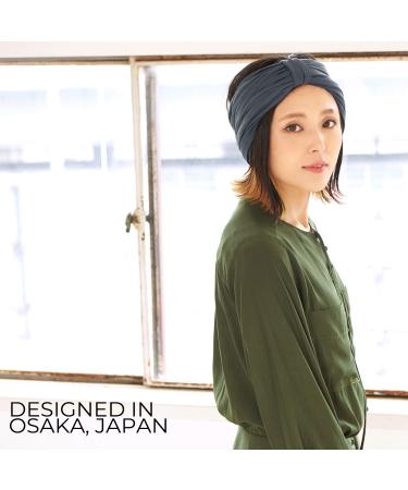 CHARM Women Chunky Turban Headband - Stylish Winter Head Wrap & Chemo Hat for Natural Hair in Black | International Shipping Available - Buy Online on GoSupps.com